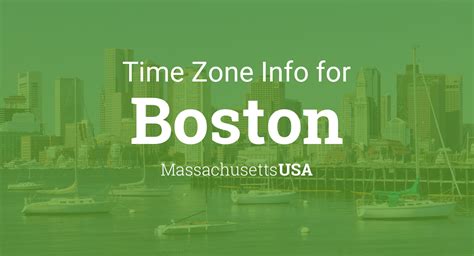 boston ma time zone